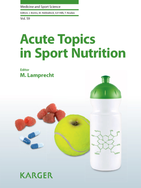 Cover image for book Acute Topics in Sport Nutrition