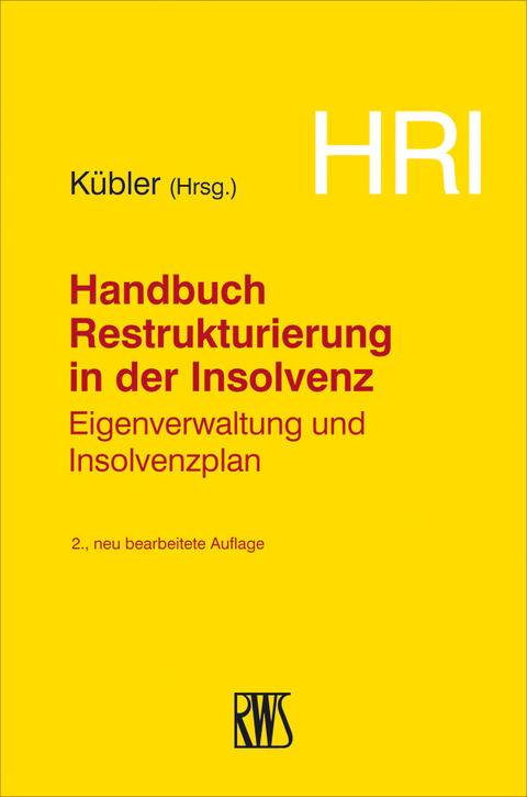 Cover image for book HRI - Handbuch Restrukturierung in der Insolvenz