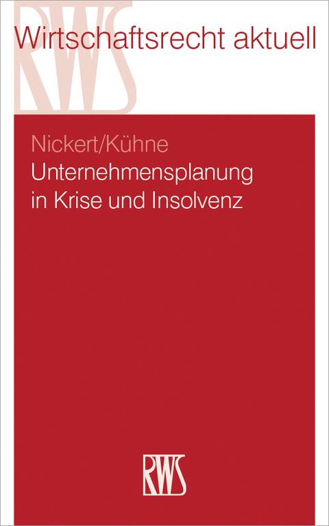 Cover image for book Unternehmensplanung in Krise und Insolvenz