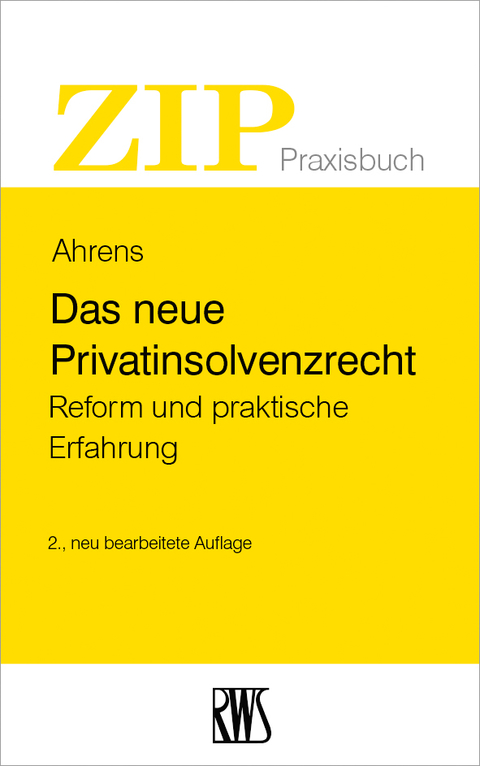 Cover image for book Das neue Privatinsolvenzrecht