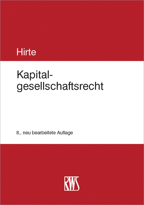 Cover image for book Kapitalgesellschaftsrecht