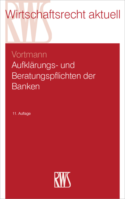 Cover image for book Aufklärungs- und Beratungspflichten der Banken