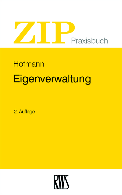 Cover image for book Eigenverwaltung