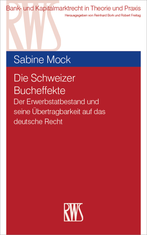 Cover image for book Die Schweizer Bucheffekte