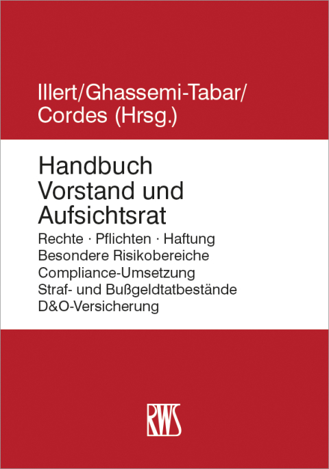 Cover image for book Handbuch Vorstand und Aufsichtsrat