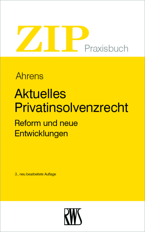 Cover image for book Aktuelles Privatinsolvenzrecht