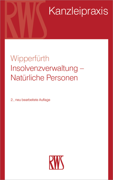 Cover image for book Insolvenzverwaltung - natürliche Personen