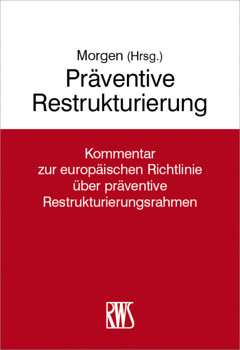 Cover image for book Präventive Restrukturierung