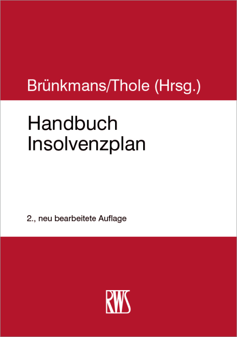 Cover image for book Handbuch Insolvenzplan