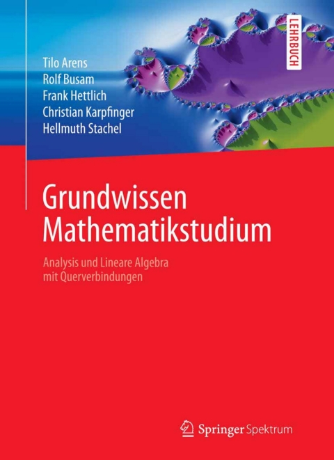 Cover image for book Grundwissen Mathematikstudium - Analysis und Lineare Algebra mit Querverbindungen