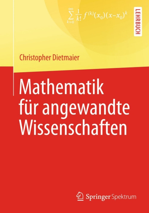 Cover image for book Mathematik für angewandte Wissenschaften
