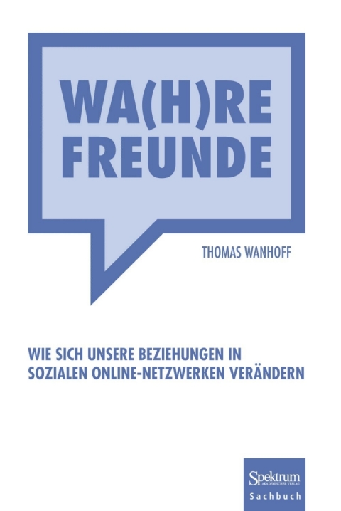 Cover image for book Wa(h)re Freunde