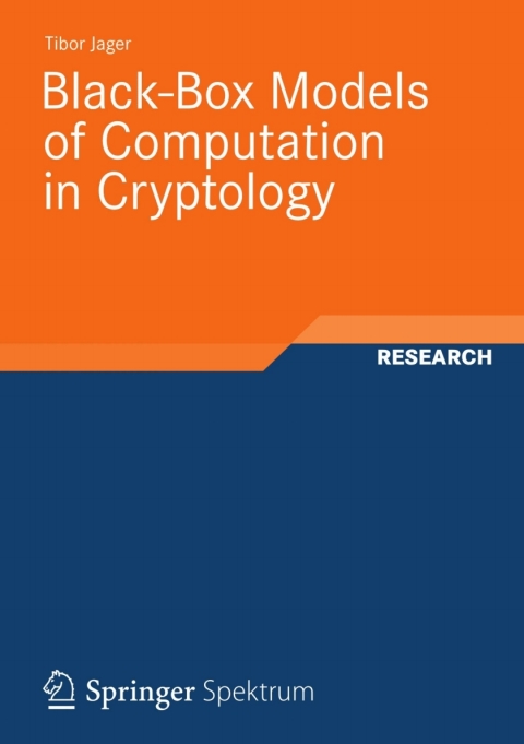 Cover image for book Black-Box Models of Computation in Cryptology