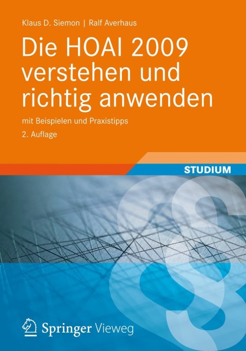 Cover image for book Die HOAI 2009 verstehen und richtig anwenden