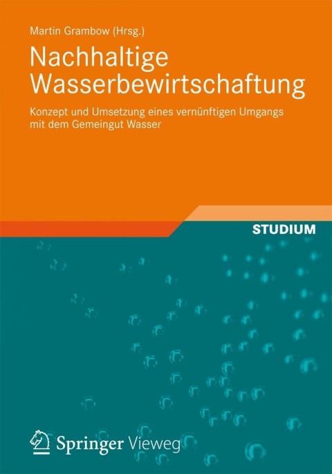 Cover image for book Nachhaltige Wasserbewirtschaftung