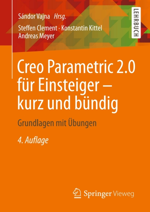 Cover image for book Creo Parametric 2.0 für Einsteiger - kurz und bündig