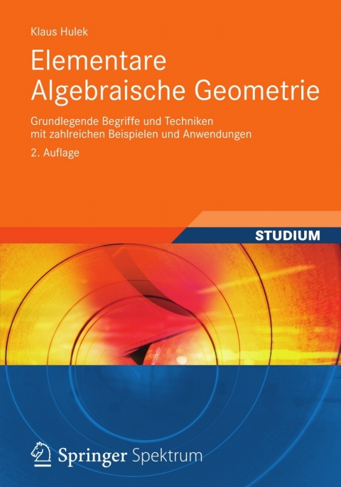 Cover image for book Elementare Algebraische Geometrie