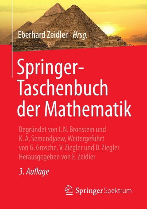 Cover image for book Springer-Taschenbuch der Mathematik