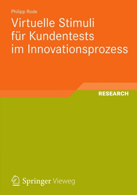 Cover image for book Virtuelle Stimuli für Kundentests im Innovationsprozess