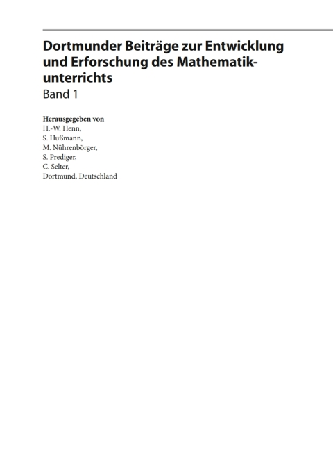 Cover image for book Grundschulkinder beschreiben operative Zahlenmuster