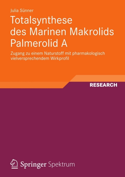 Cover image for book Totalsynthese des Marinen Makrolids Palmerolid A