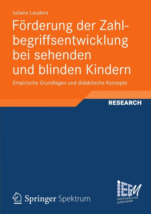Cover image for book Förderung der Zahlbegriffsentwicklung bei sehenden und blinden Kindern