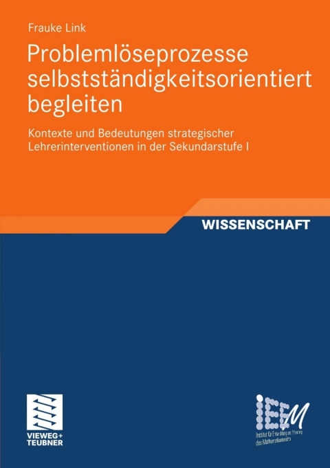 Cover image for book Problemlöseprozesse selbstständigkeitsorientiert begleiten