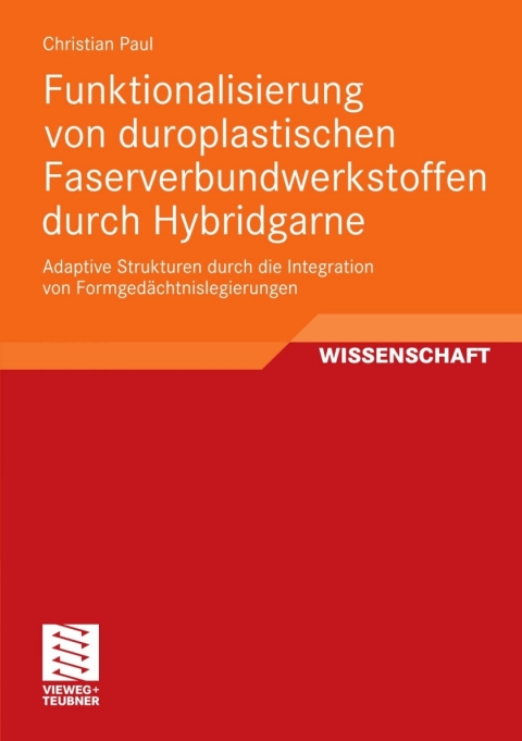 Cover image for book Funktionalisierung von duroplastischen Faserverbundwerkstoffen durch Hybridgarne