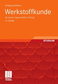 Cover image: Werkstoffkunde 18th edition 9783834815873