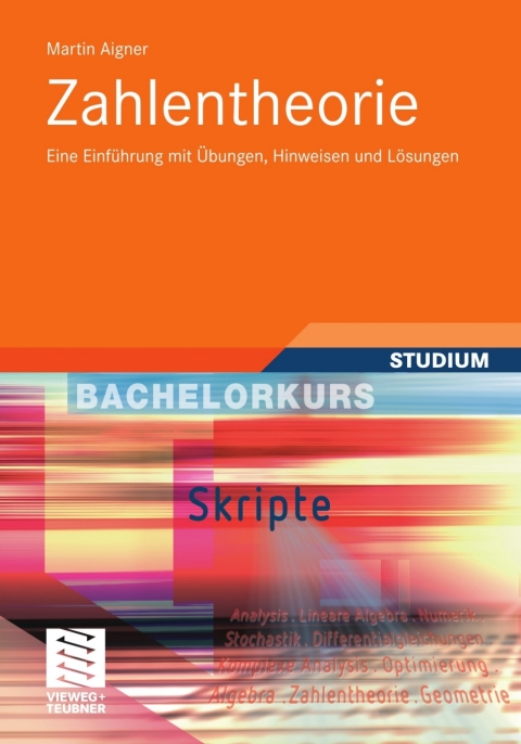 Cover image for book Zahlentheorie
