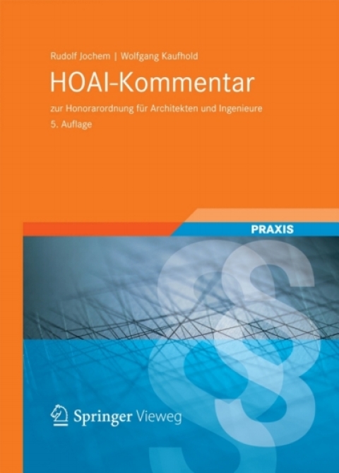Cover image for book HOAI-Kommentar