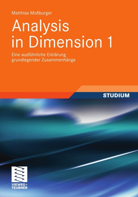 Cover image for book Analysis in Dimension 1