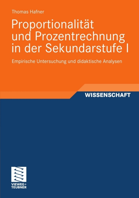 Cover image for book Proportionalität und Prozentrechnung in der Sekundarstufe I
