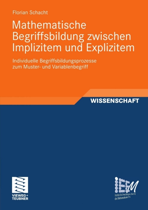 Cover image for book Mathematische Begriffsbildung zwischen Implizitem und Explizitem