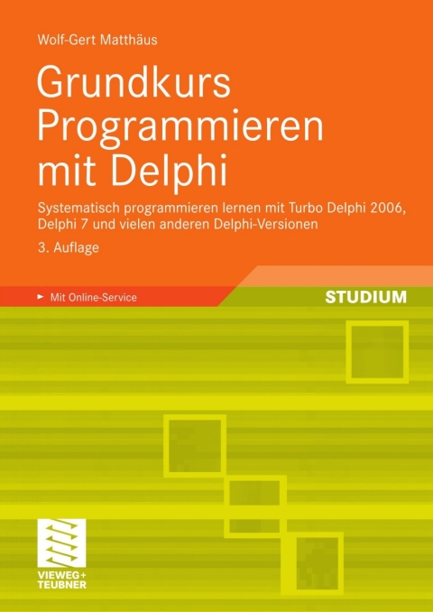 Cover image for book Grundkurs Programmieren mit Delphi