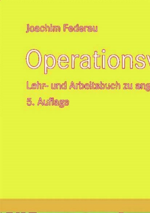 Cover image for book Operationsverstärker