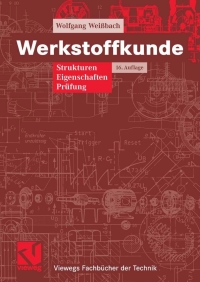 Cover image: Werkstoffkunde 16th edition 9783834802958