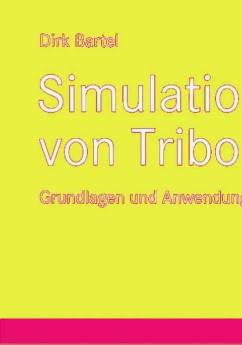Cover image for book Simulation von Tribosystemen