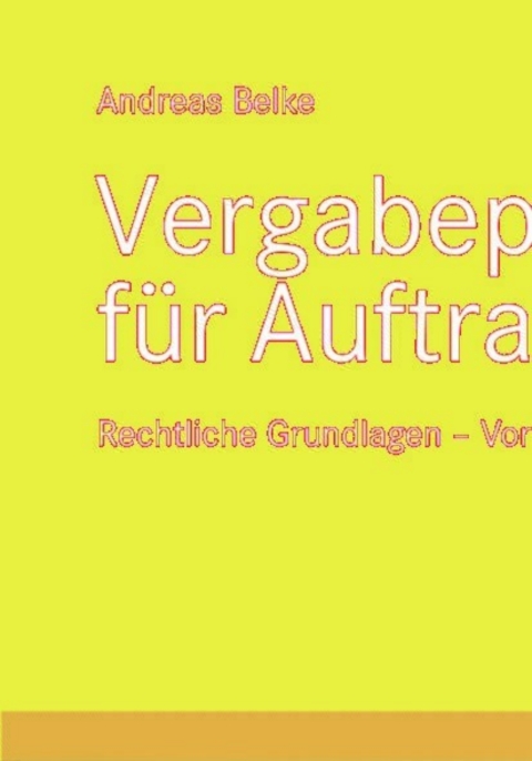 Cover image for book Vergabepraxis für Auftraggeber