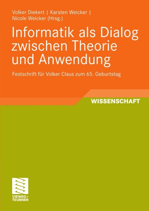 Cover image for book Informatik als Dialog zwischen Theorie und Anwendung