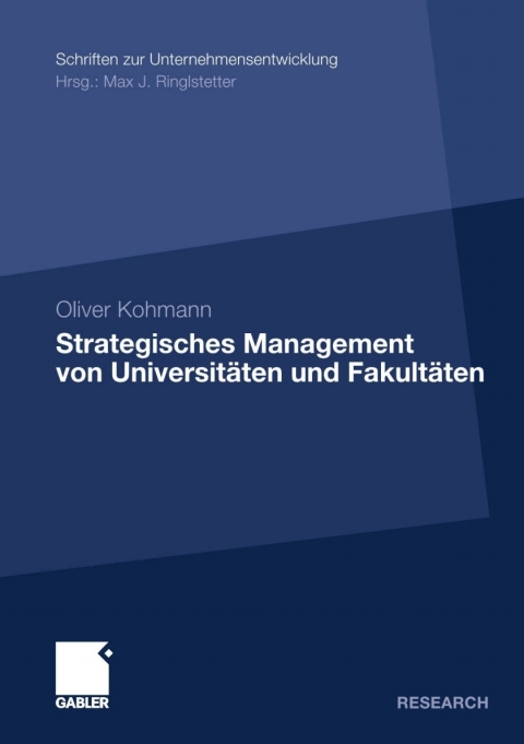 Cover image for book Strategisches Management von Universitäten und Fakultäten