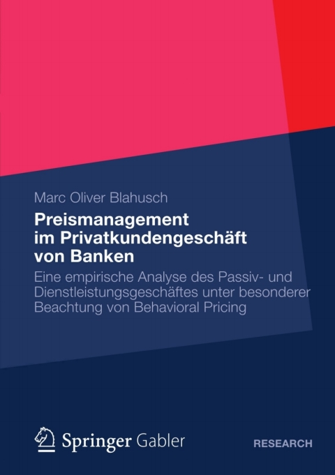 Cover image for book Preismanagement im Privatkundengeschäft von Banken