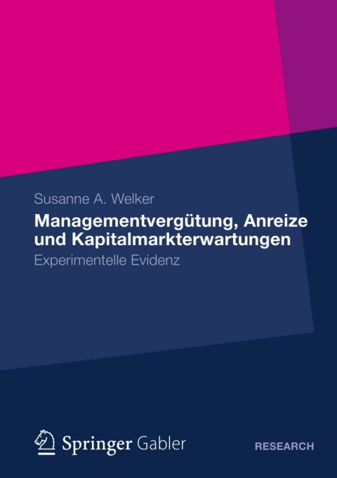 Cover image for book Managementvergütung, Anreize und Kapitalmarkterwartungen
