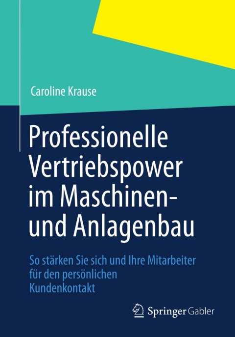 Cover image for book Professionelle Vertriebspower im Maschinen- und Anlagenbau