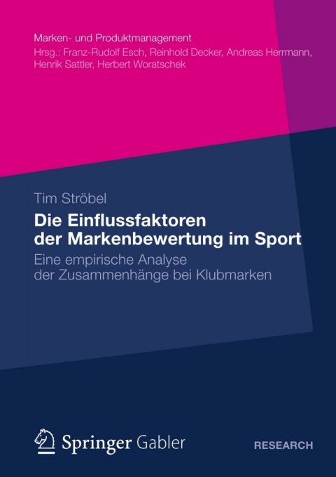 Cover image for book Die Einflussfaktoren der Markenbewertung im Sport
