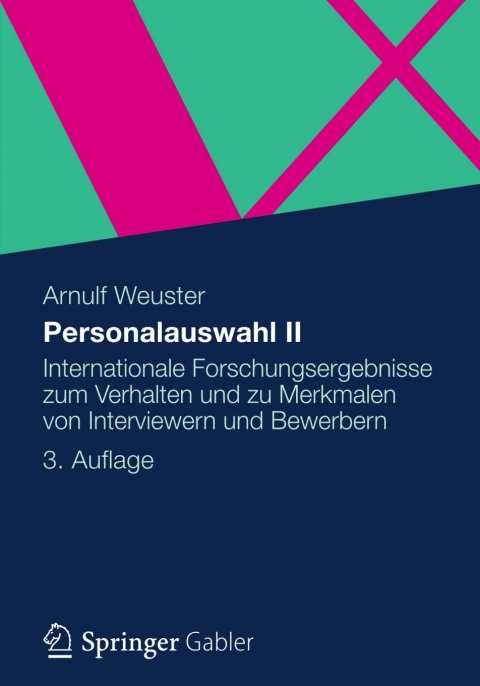 Cover image for book Personalauswahl II