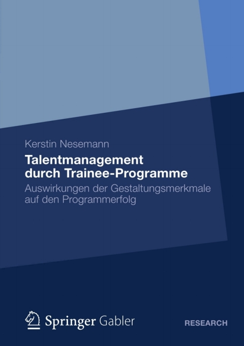 Cover image for book Talentmanagement durch Trainee-Programme