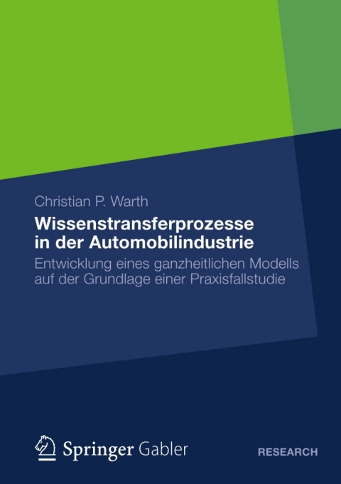 Cover image for book Wissenstransferprozesse in der Automobilindustrie