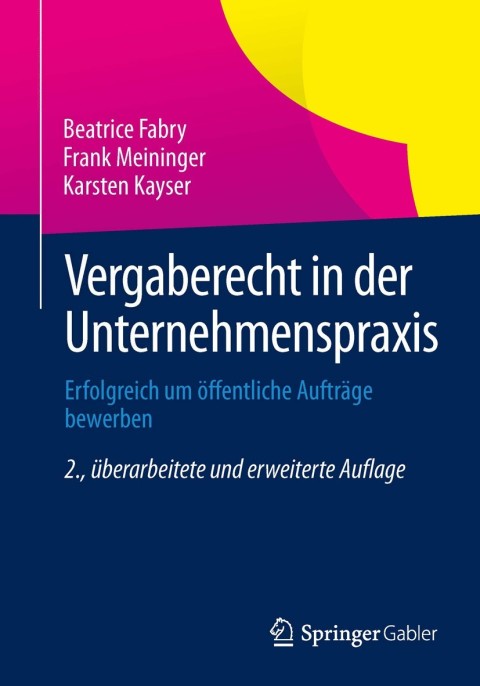 Cover image for book Vergaberecht in der Unternehmenspraxis