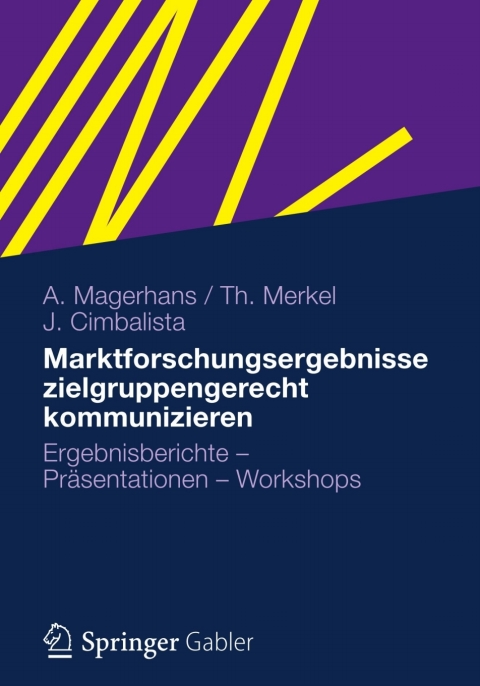 Cover image for book Marktforschungsergebnisse zielgruppengerecht kommunizieren